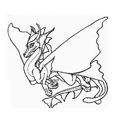 Dragon (Characters) coloring page #173282 to print and color