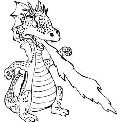 Dragon (Characters) coloring page #173286 to print and color