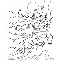 Dragon (Characters) coloring page #173290 to print and color