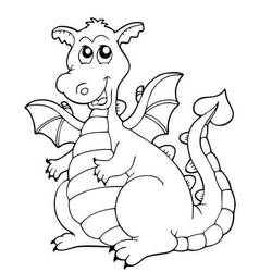 Dragon (Characters) coloring page #173291 to print and color