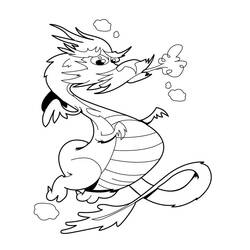 Dragon (Characters) coloring page #173305 to print and color