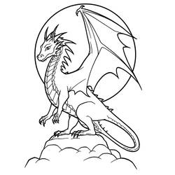 Dragon (Characters) coloring page #218238 to print and color