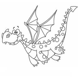 Dragon (Characters) coloring page #218245 to print and color