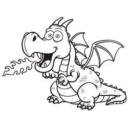 Dragon (Characters) coloring page #218248 to print and color