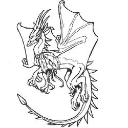 Dragon (Characters) coloring page #5717 to print and color