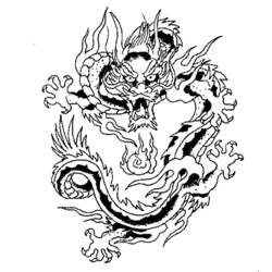 Dragon (Characters) coloring page #5730 to print and color
