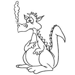 Dragon (Characters) coloring page #5737 to print and color