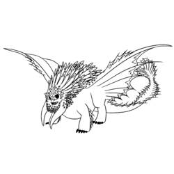 Coloring page: Dragon (Characters) #5752 - Free Printable Coloring Pages
