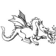 Coloring page: Dragon (Characters) #5787 - Free Printable Coloring Pages
