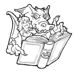 Dragon (Characters) coloring page #5833 to print and color