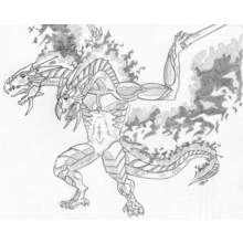 Coloring page: Dragon (Characters) #5869 - Free Printable Coloring Pages
