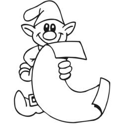 Coloring page: Elf (Characters) #93859 - Free Printable Coloring Pages