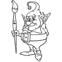 Coloring page: Elf (Characters) #93863 - Free Printable Coloring Pages
