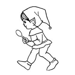Coloring page: Elf (Characters) #93867 - Free Printable Coloring Pages