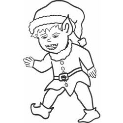 Coloring page: Elf (Characters) #93868 - Printable coloring pages