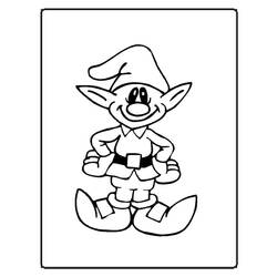 Coloring page: Elf (Characters) #93872 - Free Printable Coloring Pages