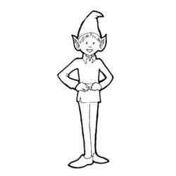 Coloring page: Elf (Characters) #93878 - Free Printable Coloring Pages