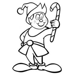 Coloring page: Elf (Characters) #93879 - Printable coloring pages