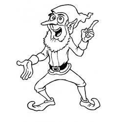 Coloring page: Elf (Characters) #93882 - Free Printable Coloring Pages