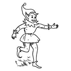 Coloring page: Elf (Characters) #93889 - Free Printable Coloring Pages