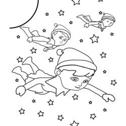 Coloring page: Elf (Characters) #93898 - Free Printable Coloring Pages