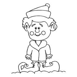 Coloring page: Elf (Characters) #93906 - Free Printable Coloring Pages