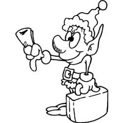 Coloring page: Elf (Characters) #93908 - Free Printable Coloring Pages