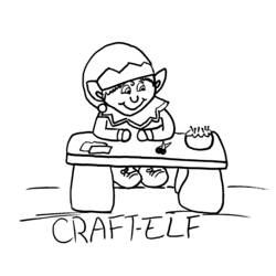 Coloring page: Elf (Characters) #93920 - Free Printable Coloring Pages