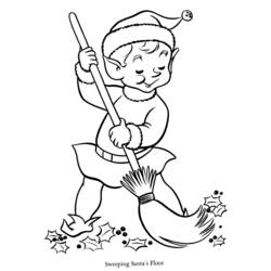 Coloring page: Elf (Characters) #93925 - Printable coloring pages