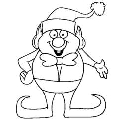 Coloring page: Elf (Characters) #93934 - Free Printable Coloring Pages