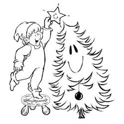 Coloring page: Elf (Characters) #93950 - Free Printable Coloring Pages