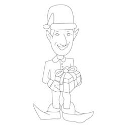 Coloring page: Elf (Characters) #93954 - Free Printable Coloring Pages