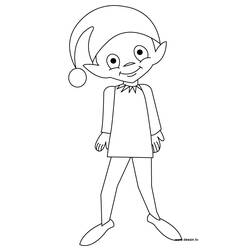 Coloring page: Elf (Characters) #93975 - Free Printable Coloring Pages