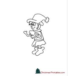 Coloring page: Elf (Characters) #93985 - Free Printable Coloring Pages