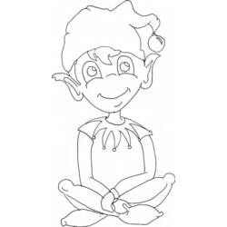 Coloring page: Elf (Characters) #94024 - Free Printable Coloring Pages