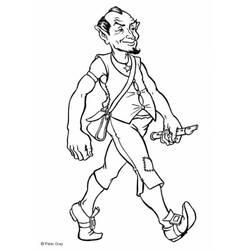 Coloring page: Elf (Characters) #94044 - Free Printable Coloring Pages