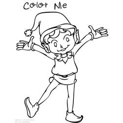Coloring page: Elf (Characters) #94083 - Free Printable Coloring Pages