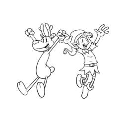 Coloring page: Elf (Characters) #94106 - Free Printable Coloring Pages