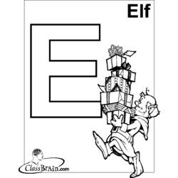 Coloring page: Elf (Characters) #94109 - Free Printable Coloring Pages