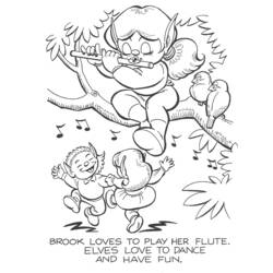 Coloring page: Elf (Characters) #94134 - Free Printable Coloring Pages