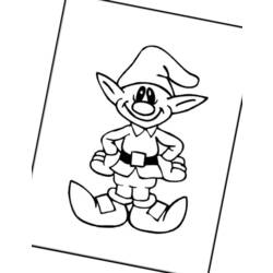 Coloring page: Elf (Characters) #94179 - Free Printable Coloring Pages