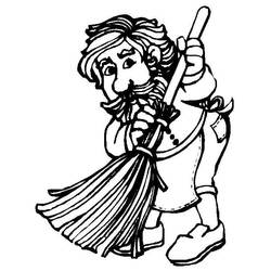 Coloring page: Elf (Characters) #94191 - Free Printable Coloring Pages