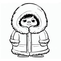 Eskimo (Characters) coloring page #191307 to print and color