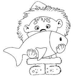 Eskimo (Characters) coloring page #191308 to print and color