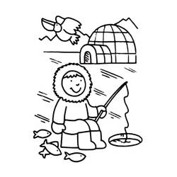 Eskimo (Characters) coloring page #191312 to print and color