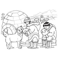 Eskimo (Characters) coloring page #191320 to print and color