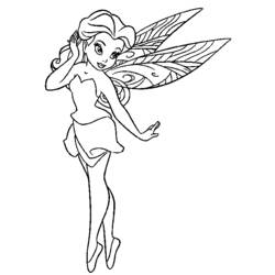 Coloring page: Fairy (Characters) #95780 - Free Printable Coloring Pages