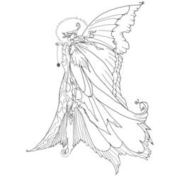 Coloring page: Fairy (Characters) #95805 - Free Printable Coloring Pages