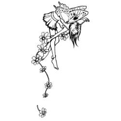 Coloring page: Fairy (Characters) #95814 - Free Printable Coloring Pages