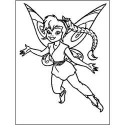 Coloring page: Fairy (Characters) #95817 - Free Printable Coloring Pages